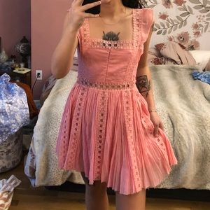 NWT FREE PEOPLE LIGHT PINK DRESS